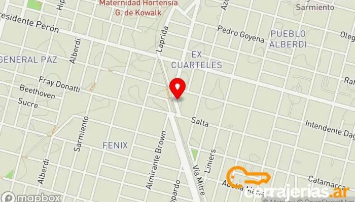 mapa de JOIN CNC  en Río Cuarto