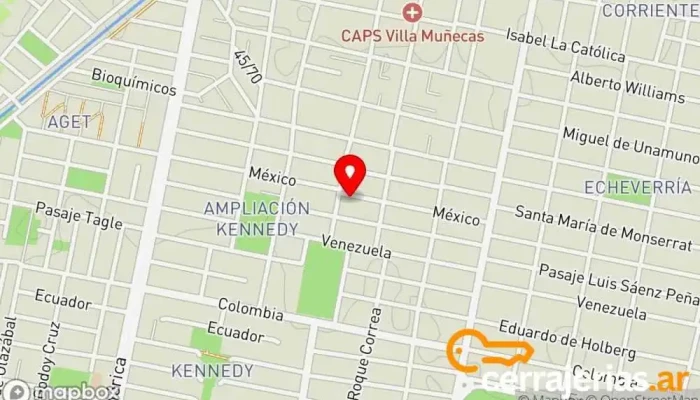 mapa de JRB Express Carnicería, Servicio de transporte de mercancías, Servicio de mensajería en San Miguel de Tucumán