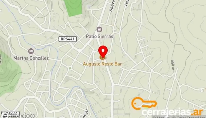 mapa de Kibo Aluminio Proveedor de ventanas, Fábrica en Unquillo