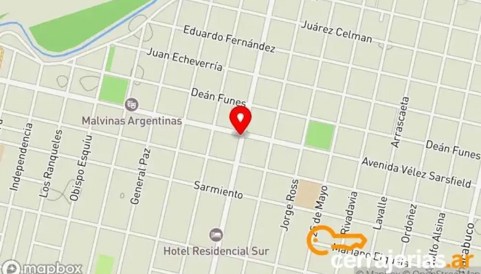 mapa de La Carlota  en La Carlota
