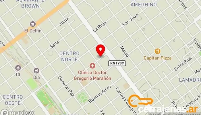 mapa de La Casa de la Cerradura Cerrajero en Villa María