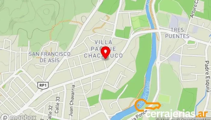 mapa de La Casita Hostel & Suite Alojamiento con servicio, Agencia de viajes en San Fernando del Valle de Catamarca