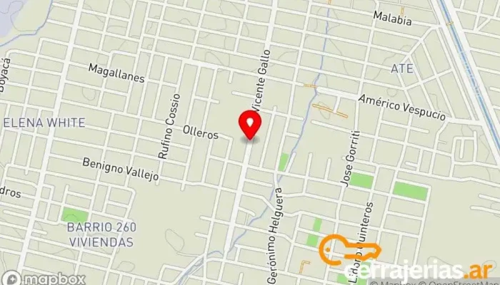mapa de LA HERRERÍA TUCUMÁN Herrero en San Miguel de Tucumán