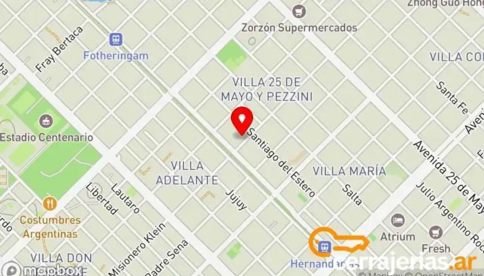 mapa de La Puerta del Te Tienda de alimentación en Resistencia