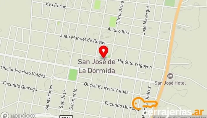 mapa de La Vetita Maderas Tienda de artículos para el hogar en San Jose de la Dormida