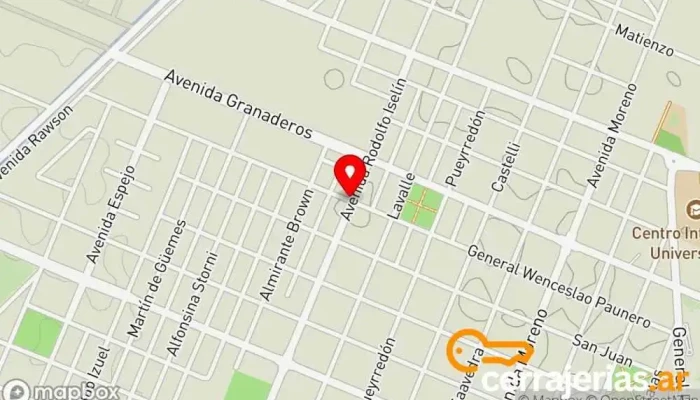 mapa de LANABI ABERTURAS  en San Rafael