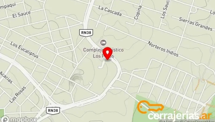 mapa de LG INGENIERIA METAL Herrero en Tanti