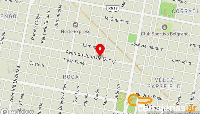 mapa de Litoral Aberturas Tienda de artículos para el hogar en San Francisco