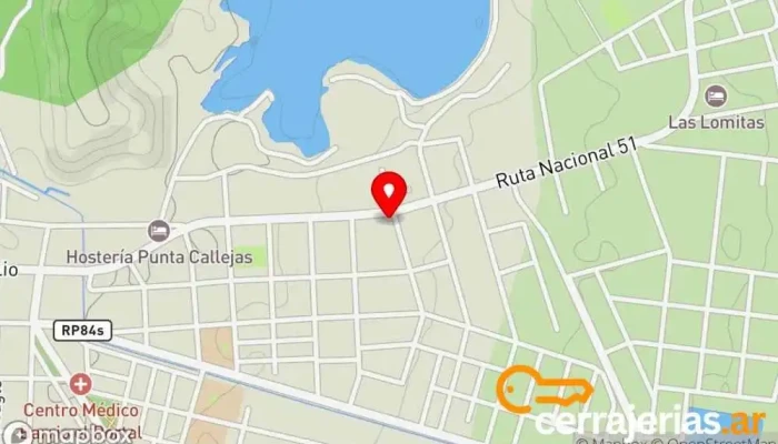 mapa de Maderera Massena Establecimiento de venta de madera en Campo Quijano