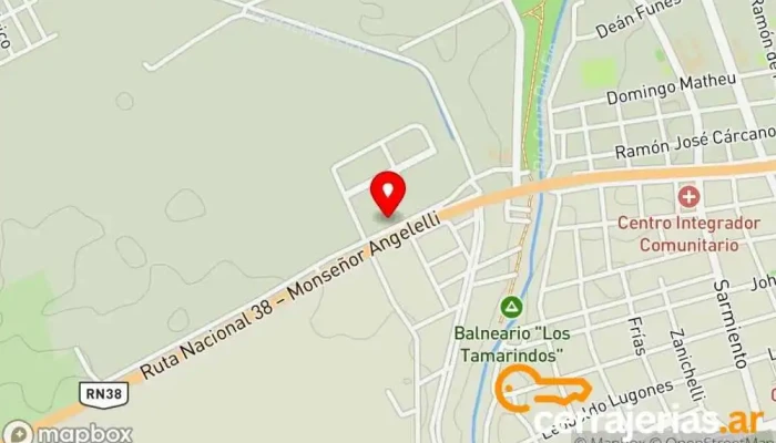 mapa de Mayorista De Puerta Mayorista, Supermercado en Cruz del Eje