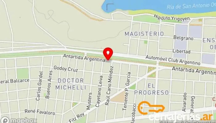 mapa de Metalúrgica El Pulpo de Héctor Canal  en San Antonio Oeste