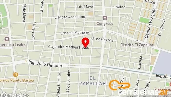 mapa de Mudanzas Mitre Servicio de mudanzas, Servicio de mudanzas y almacenamiento en Las Heras