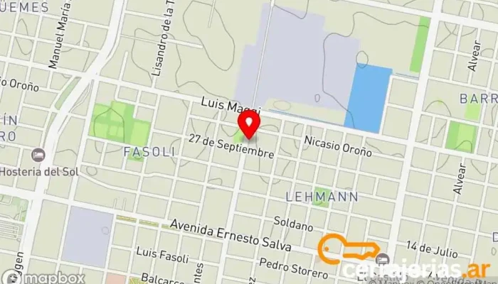 mapa de Muebles a medida Rafaela Fábrica de muebles, Tienda de artículos para el hogar en Rafaela