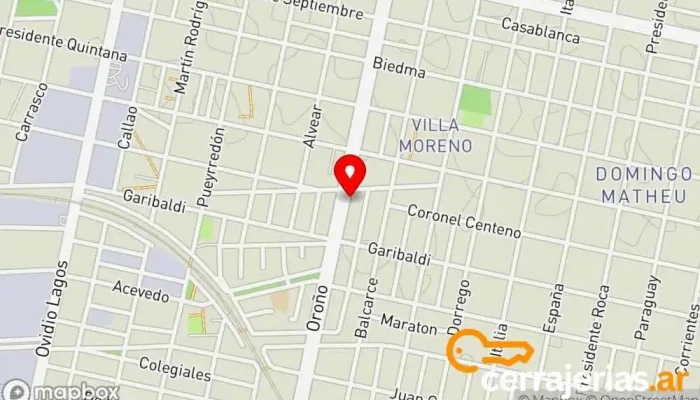 mapa de Muebles Rosario Tienda de muebles, Fábrica de muebles en Rosario