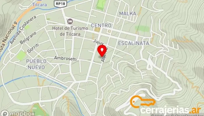 mapa de Navé | Hospedaje Alojamiento, Apartamento turístico en Tilcara