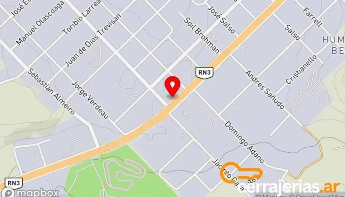 mapa de Neomat Tienda de materiales para la construcción en U9003 Comodoro Rivadavia
