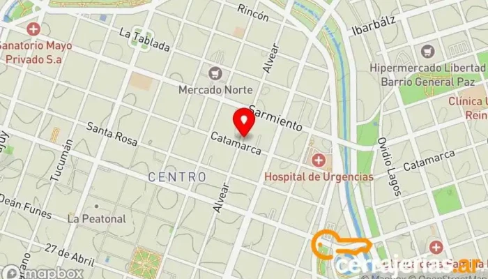 mapa de Nueva Cerrajería Alvear Cerrajero en KGU