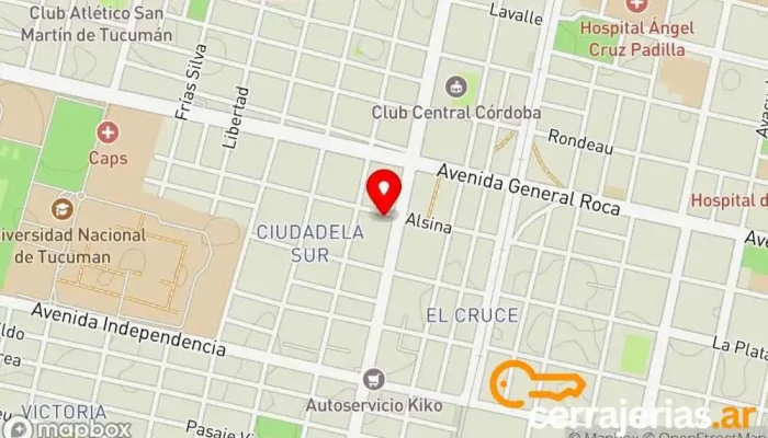 mapa de Pañales a Tu Puerta. San Miguel de Tucumán Tienda general en San Miguel de Tucumán