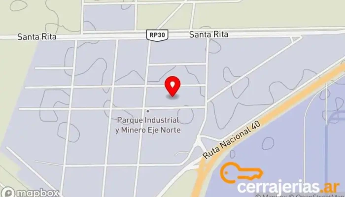mapa de Parque Industrial Las Heras Tienda de electrónica en Las Heras