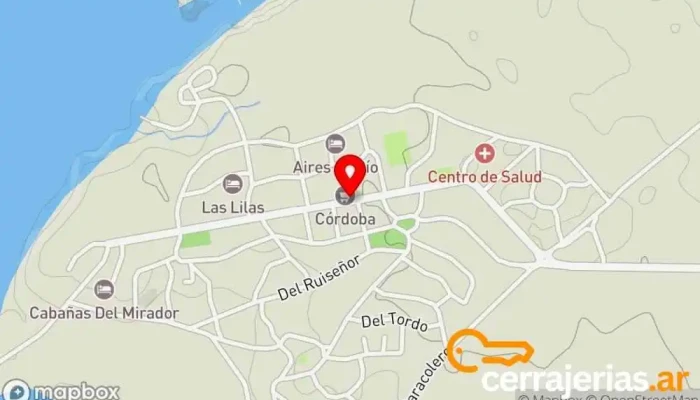 mapa de Piedras Blancas  en Piedras Blancas
