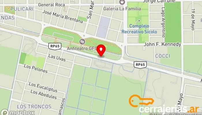 mapa de Portal De Oro Centro comercial en Gral. Fernandez Oro