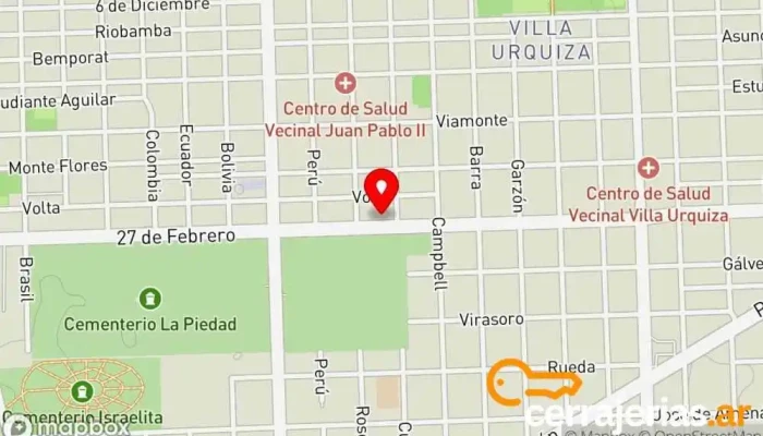 mapa de Portones EG Fábrica en Rosario