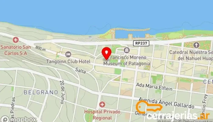 mapa de Portones Walter Tienda de electrodomésticos en San Carlos de Bariloche