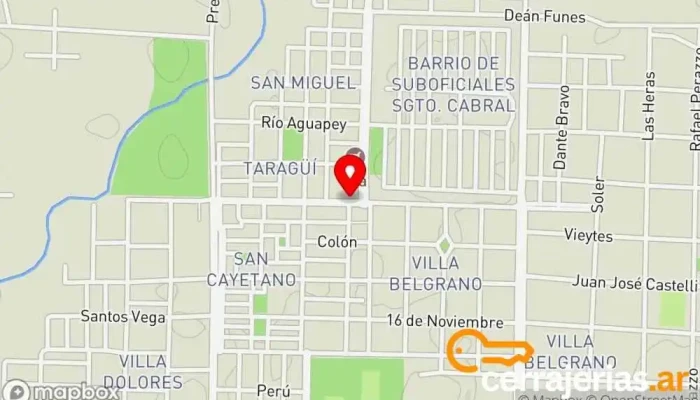 mapa de Psicosis disco Discoteca, Club nocturno en Curuzú Cuatiá