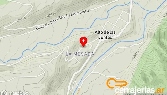 mapa de Puerta del sol Parque infantil en Alto de las Juntas