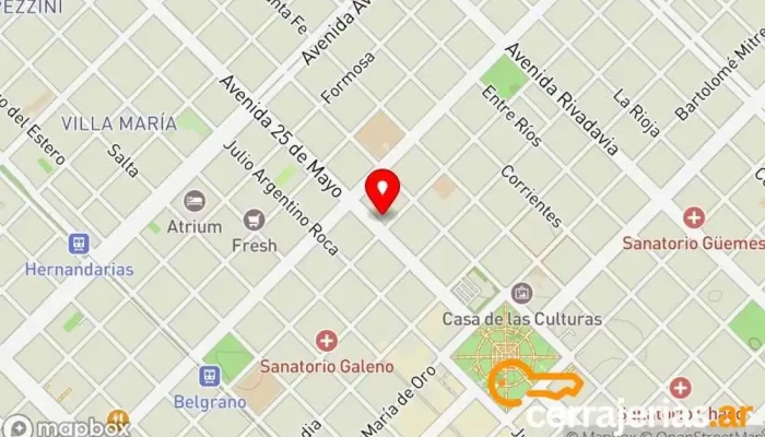 mapa de Puerta nueve Bar en Resistencia