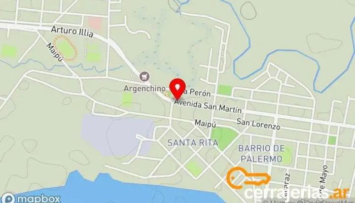 mapa de Puerta Violeta Las Palmas Organización femenina en Las Palmas