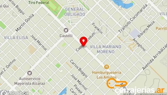 mapa de Puertas De Algarrobo En Resistencia Comercio en Resistencia