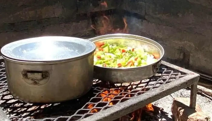 Puerto Del Sol Cabanas Y Camping Comida Y Bebida - Villa Icho Cruz
