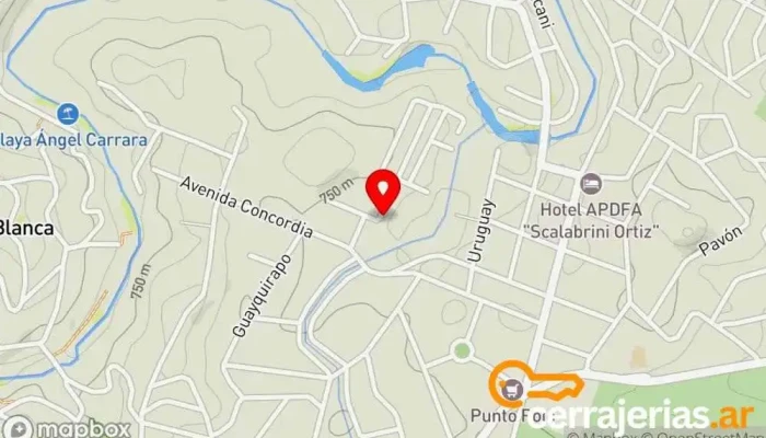 mapa de Puerto del Sol | Cabañas y Camping Casa rural, Parque vacacional, Alojamiento en Villa Icho Cruz