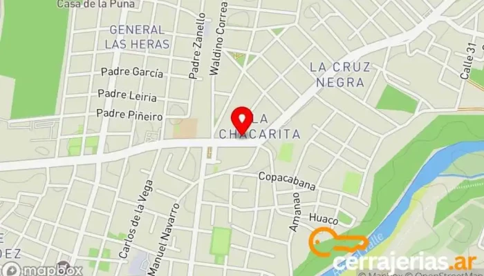 mapa de Richard Aberturas Mayorista de muebles en San Fernando del Valle de Catamarca