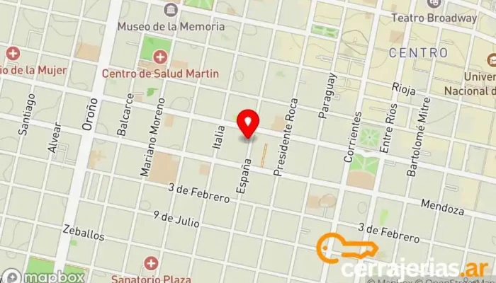 mapa de Richmond Ingeniería en Seguridad Proveedor de puertas, Contratista general, Fábrica, Tienda de cajas fuertes en Rosario