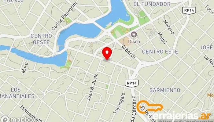 mapa de Rossetti Deportes Tienda de deportes, Tienda de botas, Tienda de ropa, Tienda de material deportivo, Tienda de equipamiento y ropa para actividades al aire libre, Tienda de artículos de natación en Villa Carlos Paz