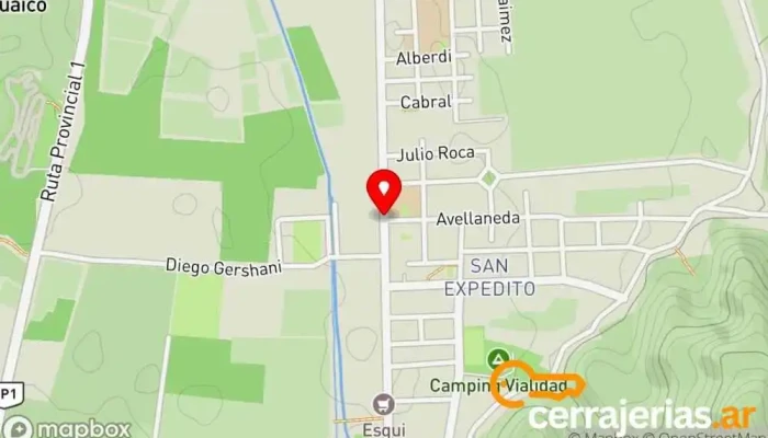mapa de San Jose  en San Jose