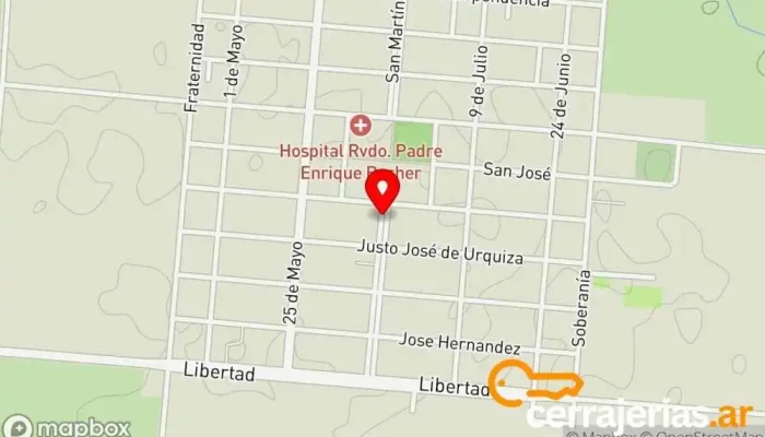 mapa de Santa Anita  en Santa Anita