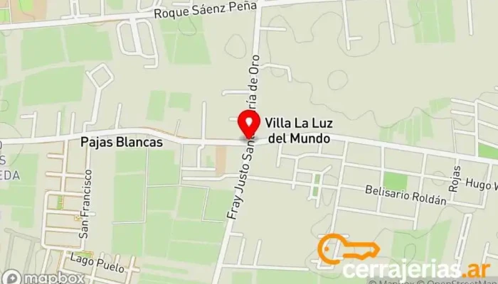 mapa de Santa Lucía  en Santa Lucía
