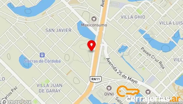 mapa de Seminario La Encarnación Iglesia católica, Destino religioso en Fontana