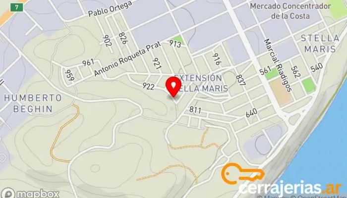 mapa de Servicios personales Pintura en U9000 Comodoro Rivadavia