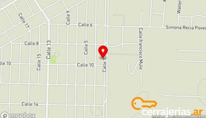 mapa de Soldadura en general Herrero en Z9400 Río Gallegos
