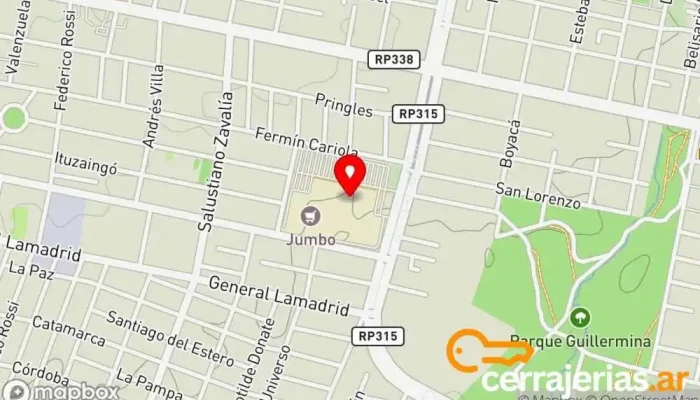 mapa de Sunstar Cinemas - Tucumán Cine en Yerba Buena