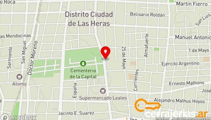 mapa de SuperPrecio - Hogar y construcción - Mendoza Tienda de artículos para el hogar, Tienda de materiales para la construcción en Las Heras