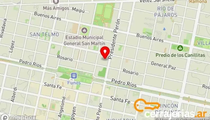 mapa de Sv aberturas Ventana de aluminio en Funes