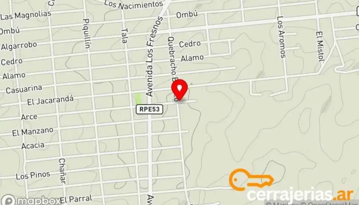 mapa de TALLER DE GASTÓN Cerrajero en Villa Ani Mi
