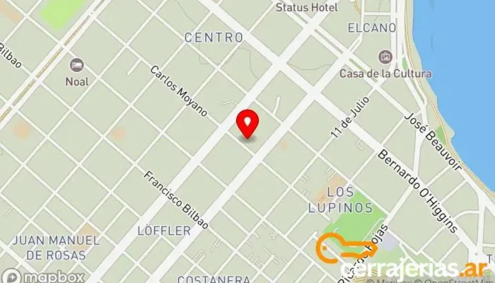 mapa de Tecnobras Srl Comercio en V9420 Río Grande