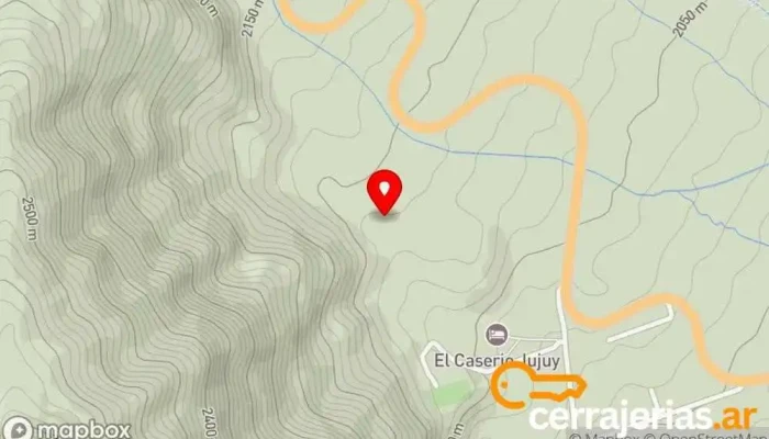 mapa de The Canuto Glamping Alojamiento con servicio en Tumbaya