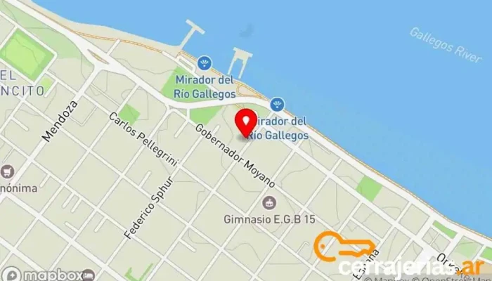 mapa de Thiago Aberturas Comercio en Magallanes 454